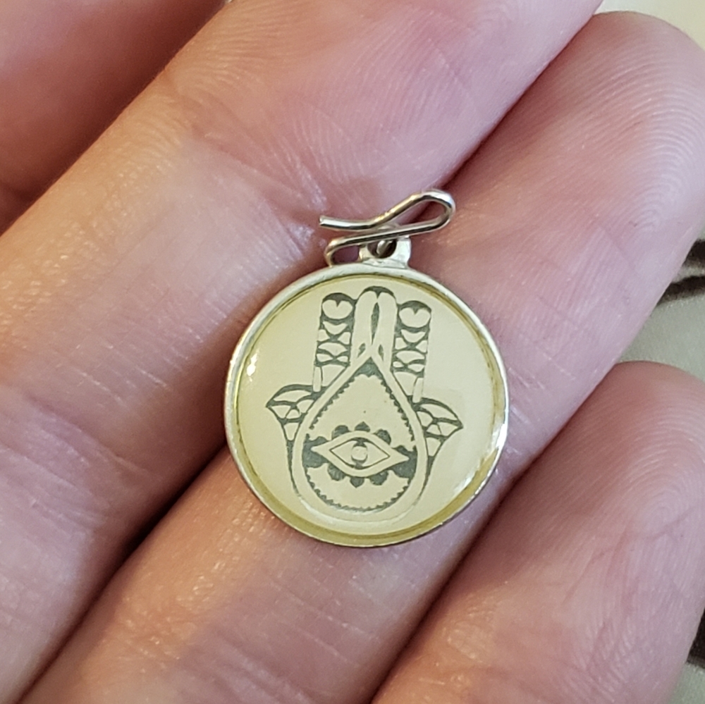 Alex & Ani Hand of Fatima Hamsa Evil Eye Charm
